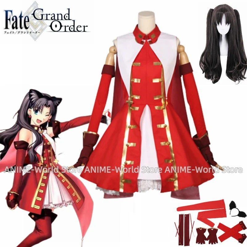 

Парик для косплея из аниме «FGO Fate Grand Order Tohsaka Rin»