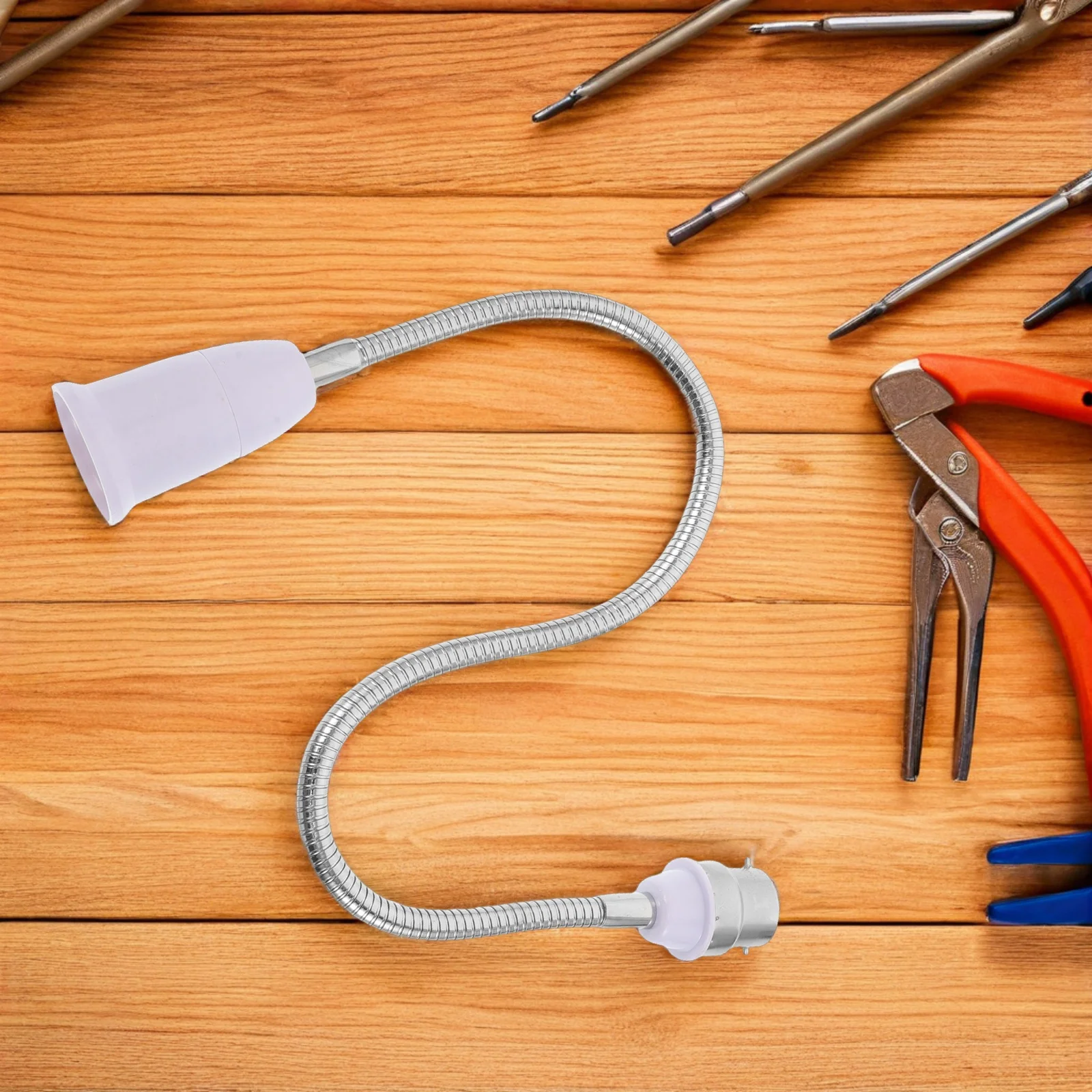 

2pcs Ceramic Lamp Holder Adapter E27 To B22 Bulb Base Converter Socket Extension For Fridge Office Lighting Fixtures Lamp Socket