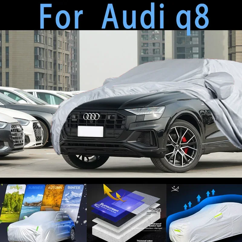 

For Audi q8 Car protective cover,sun protection,rain protection, UV protection,dust prevention auto paint protective