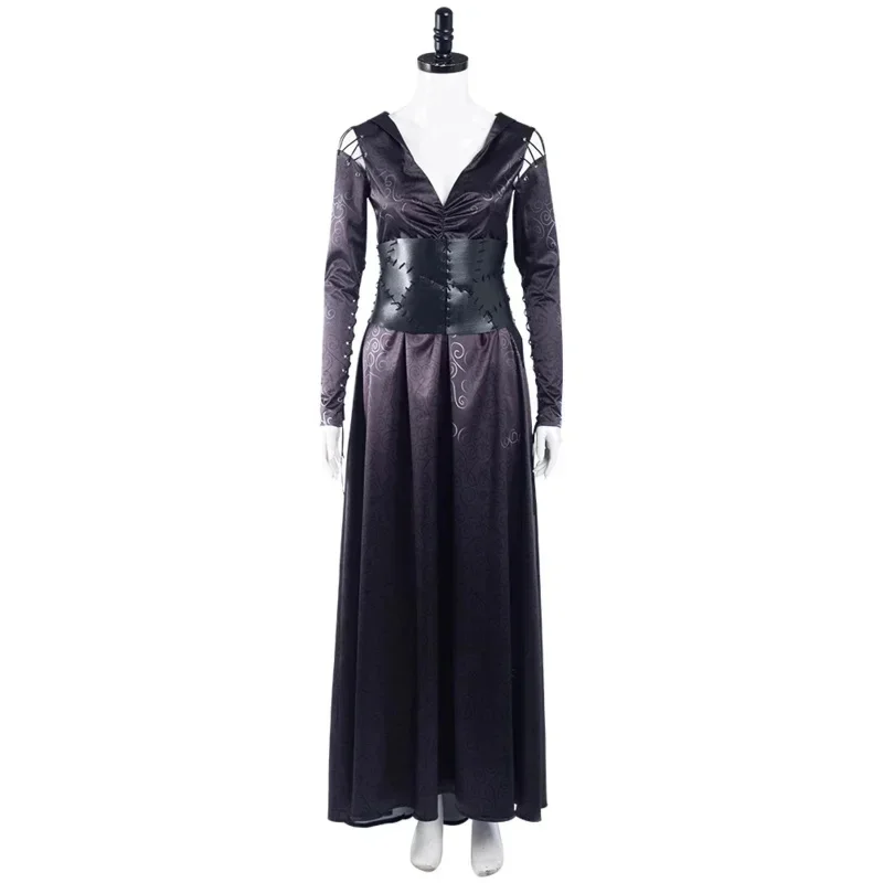 Bellatrix Lestrange Cosplay Costume Halloween Carnival Dress Suit