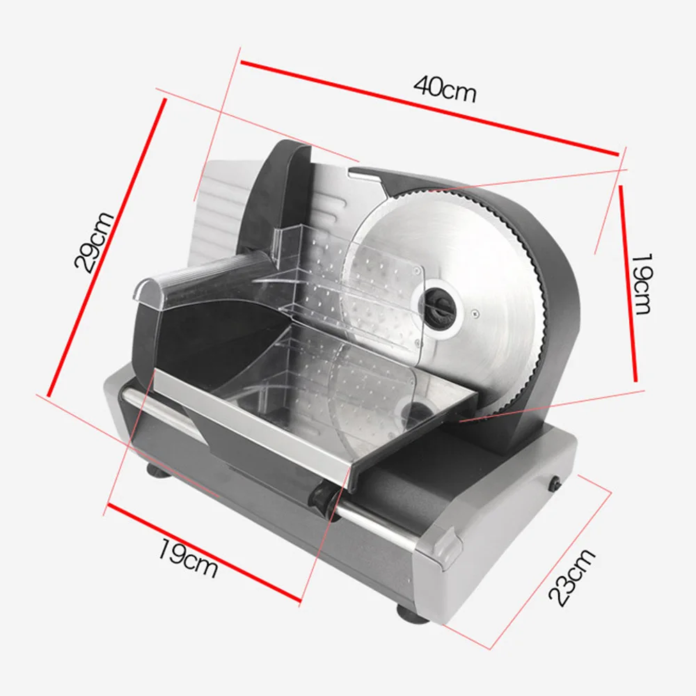 Commercial Electric Meat Slicer Beef Mutton Cutter Household Electric Small Meat Planer Fruit Cutting Machine