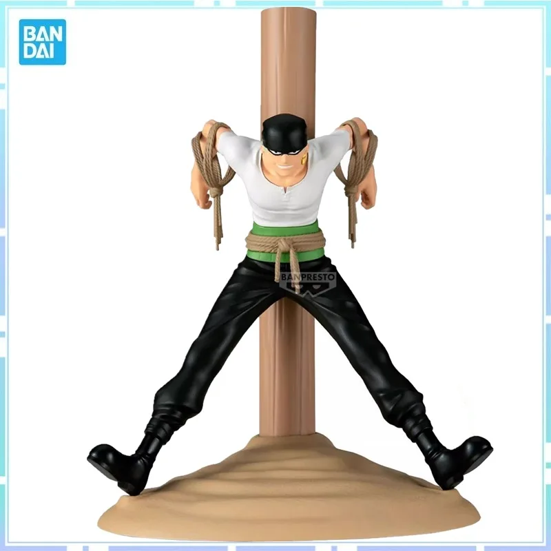 

Bandai оригинальный BANPRESTO аниме ONE PIECE фигурка Ророноа Зоро ПВХ фигурка Коллекционная модель игрушки подарки