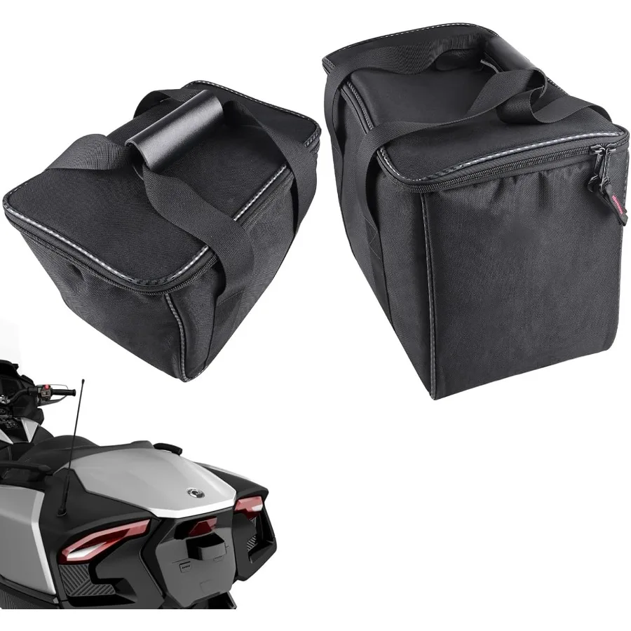 

2 Packs set Rear Trunk Liners Picnic Groceries Bag Removable Luggage Tool Bag Waterproof Trunk Organizer Gear Bag Compatible wi