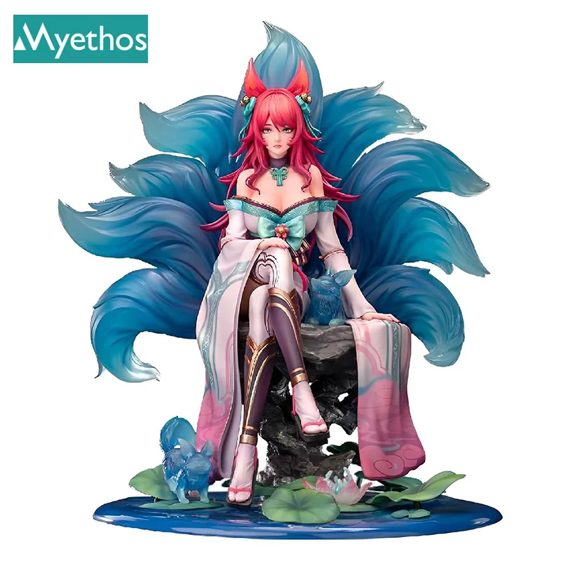 In Stock Myethos 1/7 League Of Legends Spirit Blossom The Nine-Tailed Fox Ahri PVC 27CM Game Anime Action Figures Model Toy