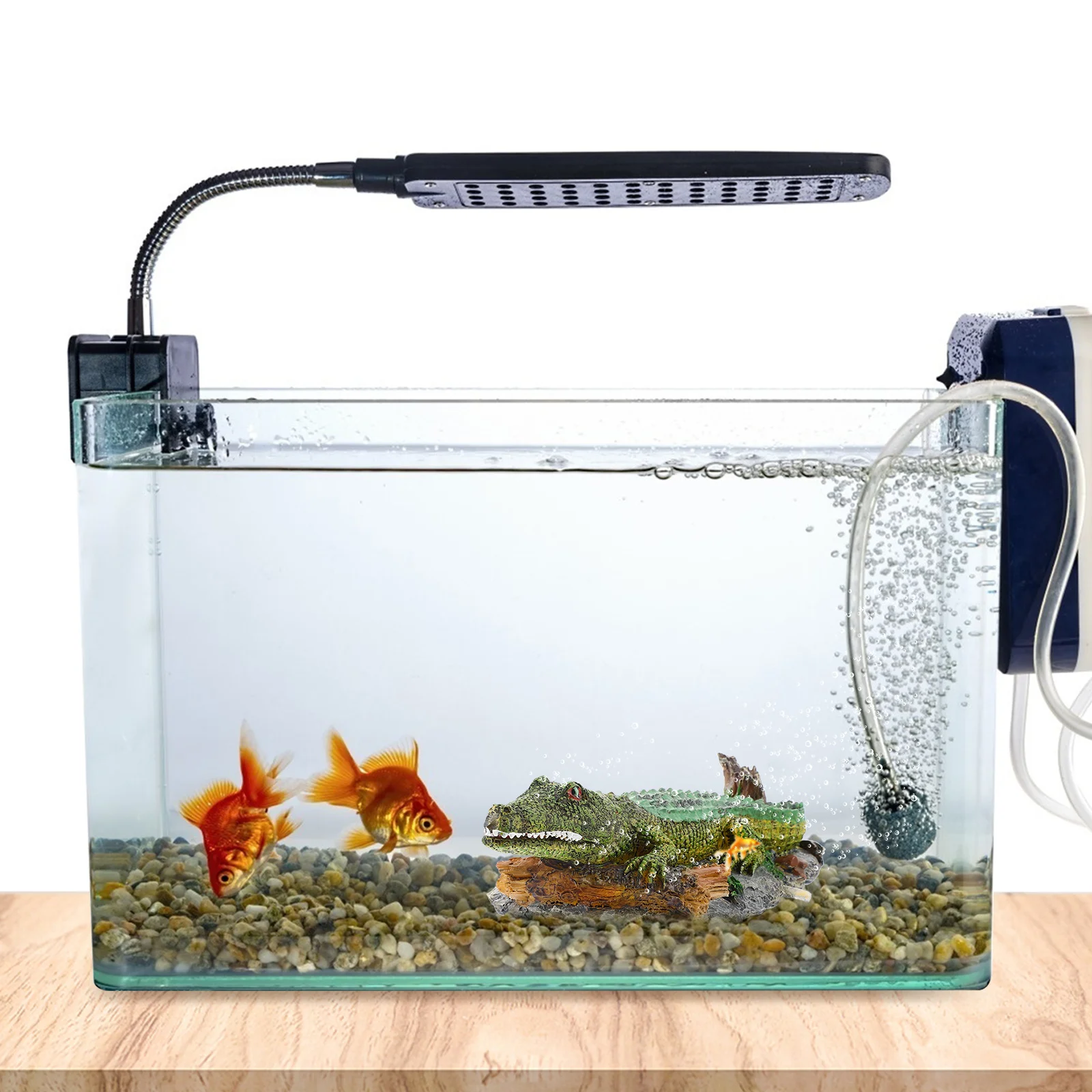 

Crocodile Aquarium Resin Fish Tank Accessories Fish Tank Decoration Underwater Simulation Craft For Pets Accessories