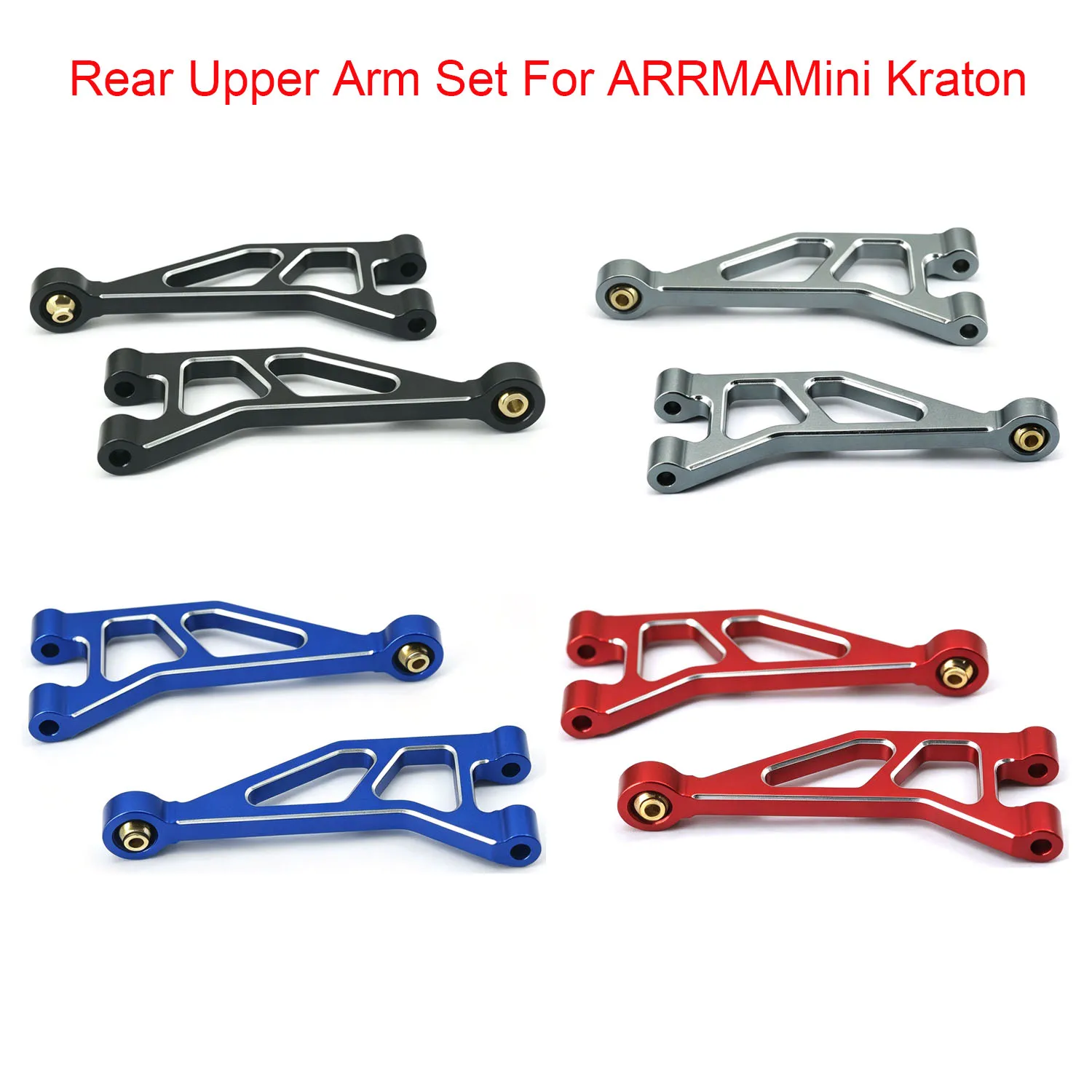 

Для ARRMA 1/16 Mini Kraton: Комплект металлических деталей для модернизации задних верхних рычагов, аксессуары для радиоуправляемых машин (OP)