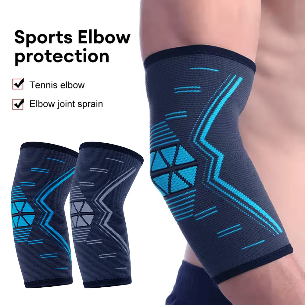1pc Elbow Compression Sleeve, High Elastic Elbow Brace for Tendonitis and Tennis Elbow for Women & Men, Elbow Sleeve for Tennis
