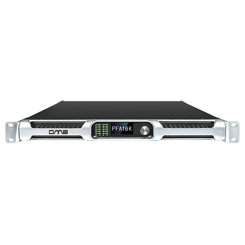 PFA16KDSP Professional Digital 4-Channel Class D Amplifier with DSP (96K Sampling) 1600W Variable Power Supply PFC SRM Premium