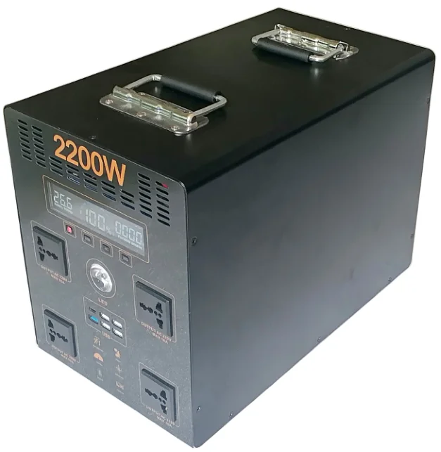 J 2200W solar panel station 2048Wh cobalt oxide lithium ion lithium iron phosphate  controller pure sine wave flashlight