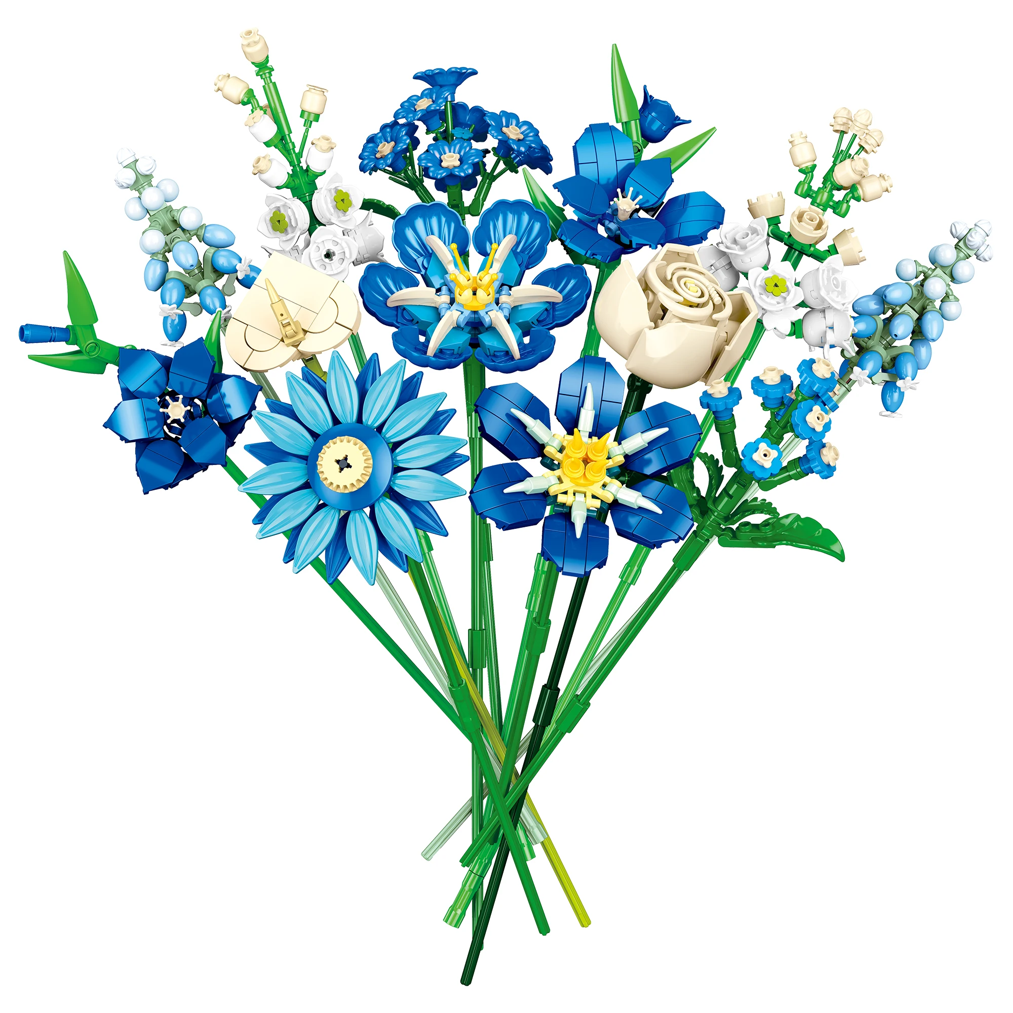 

766PCS Tulip Bouquet Home Decor Building Blocks Flower Assembled Toy Girl's Birthday Gift Valentine's Day and Mother's Day Gift