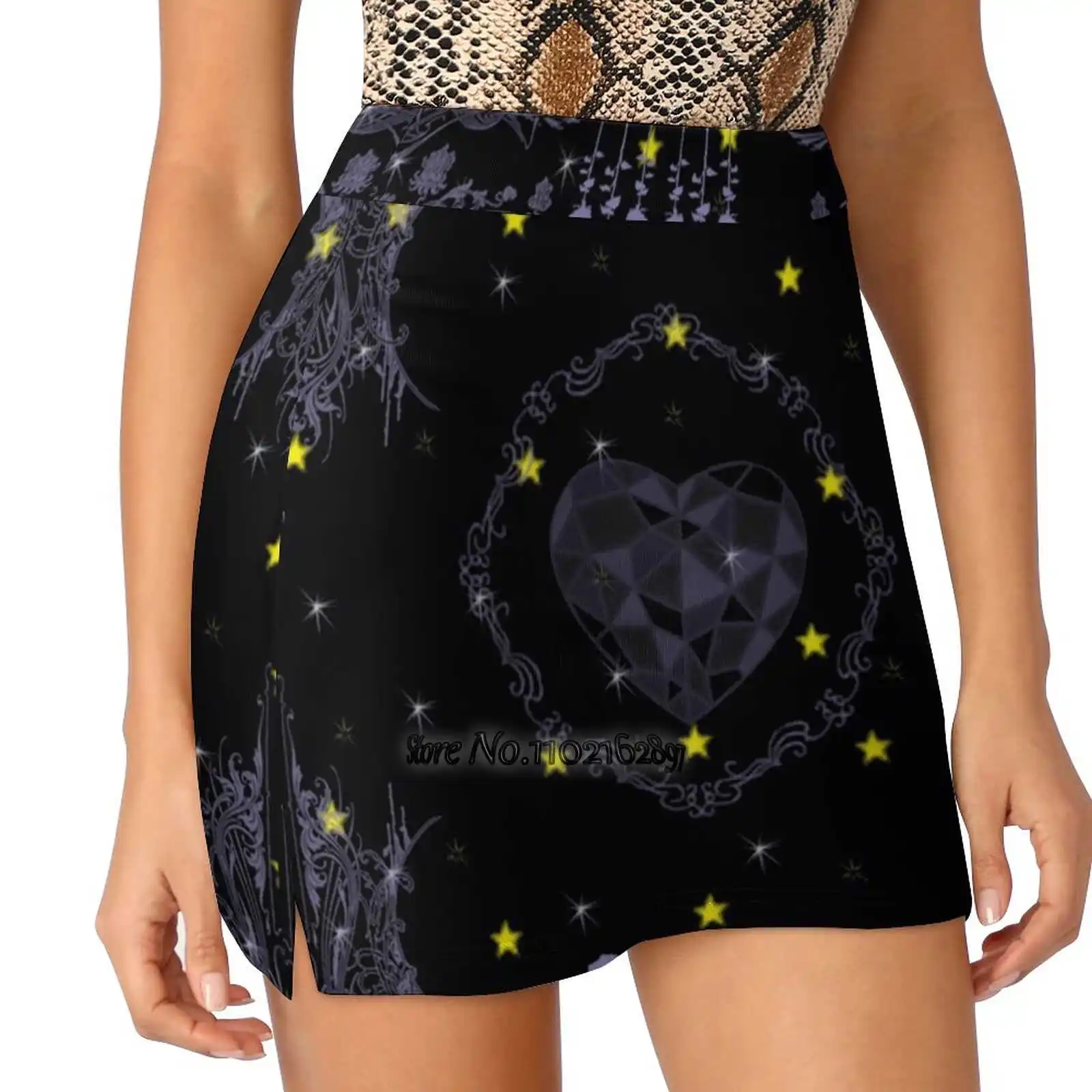 

Princess Of The Night Women'S Summer Fake Two Piece Skirts Casual Sports Beach Skirt Girl Skorts Princess Gothic Lolita Lolita
