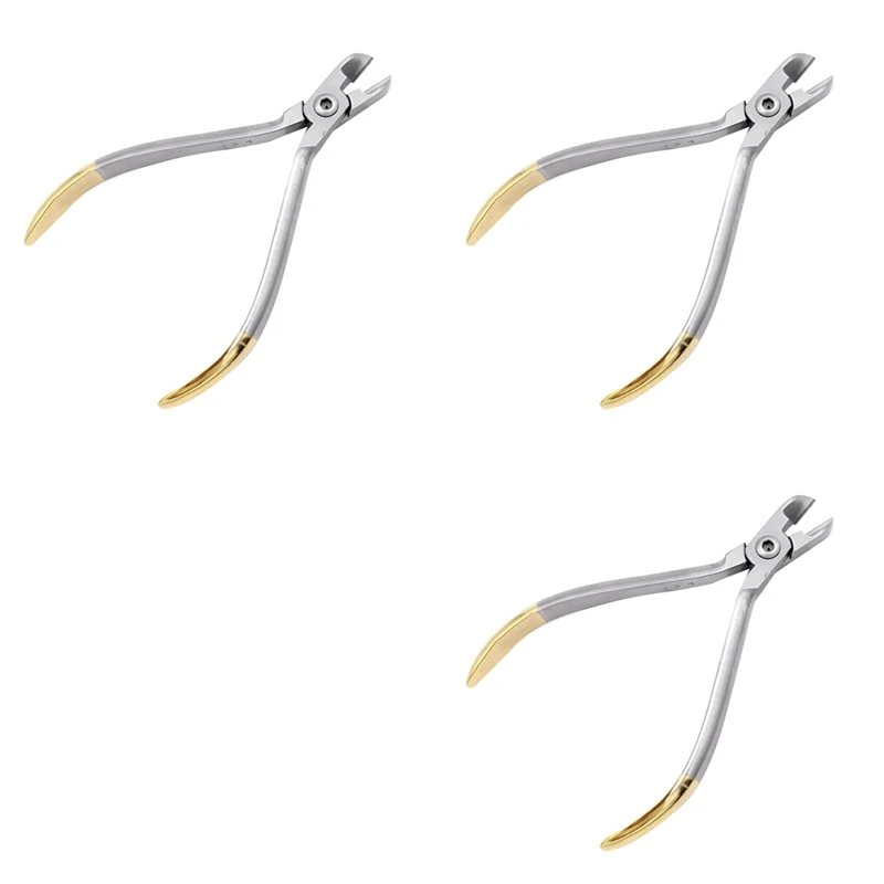 DTA4-3X Thin Wire Cutter Pliers Forceps Stainless Steel Wire Filament Cutting Pilers Orthodontic Plier Tools Lab Forcep