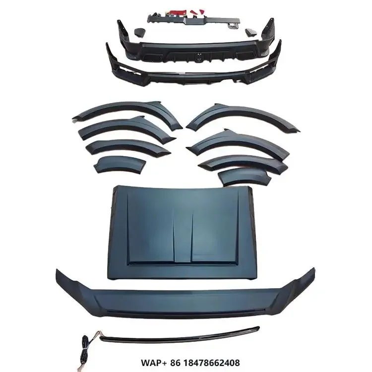 Forged Carbon Front Lip Side Skirt Extended Rear Diffuser Rear Spoiler Wheelhouse for Great Wall Wey Tank 500