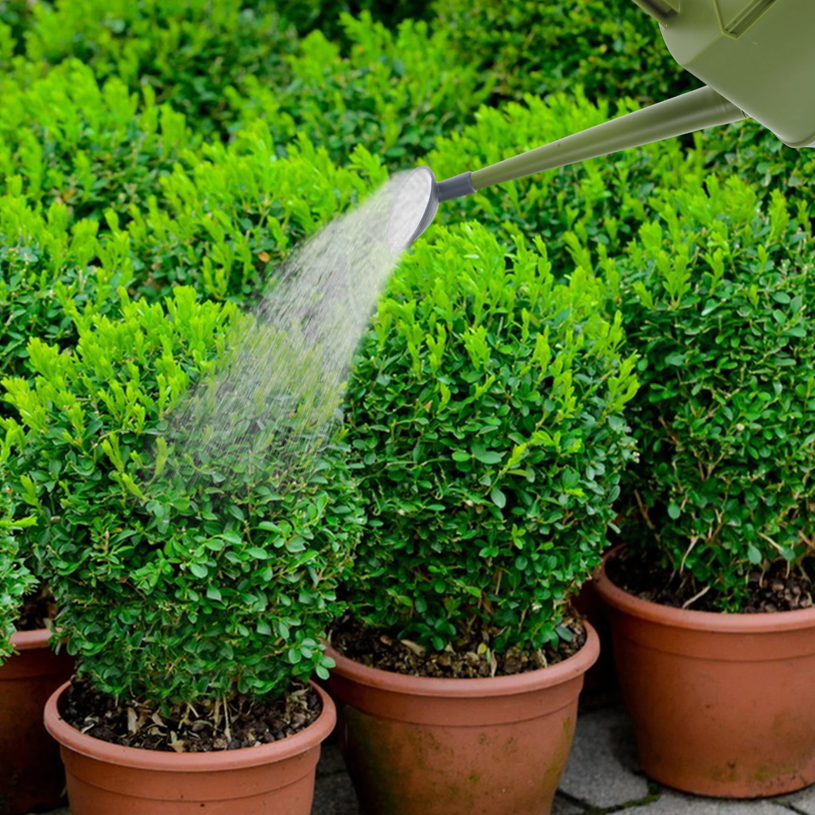 

Large Capacity 4L Watering Can Vintage PP for Plants Garden Flower Pot Sprinkler Handheld Kettle Gardening Tool