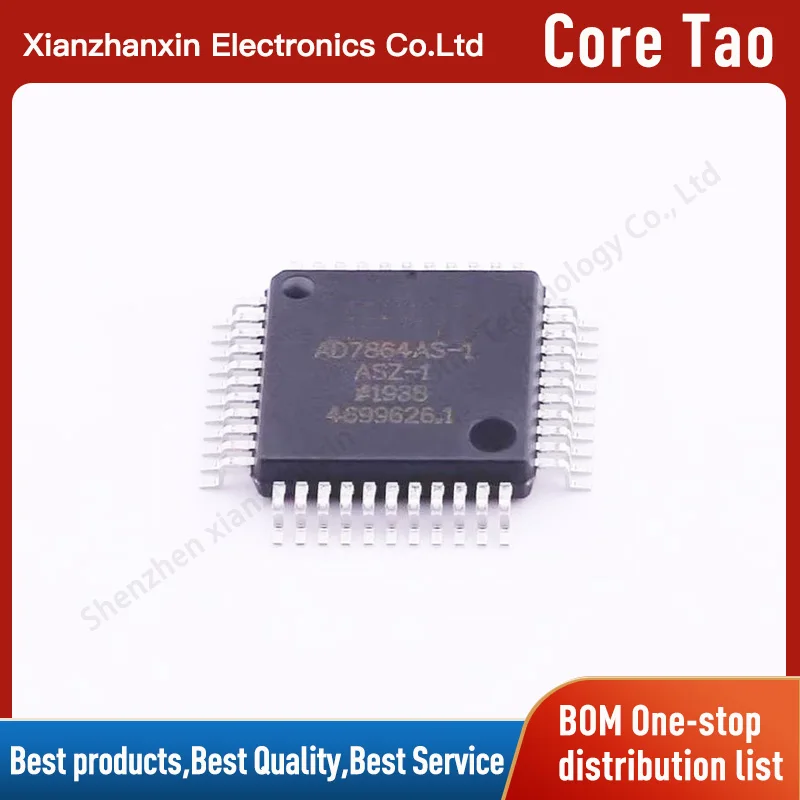 

1pcs/lot AD7864ASZ-1 AD7864AS-1 AD7864 QFP64 High speed analog converter chip in stock