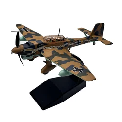 1:72 1/72 Scale German Junkers Stuka JU-87 JU87 Dive Bomber Fighter Diecast Metal Plane Aircraft Model Children Gift Toy