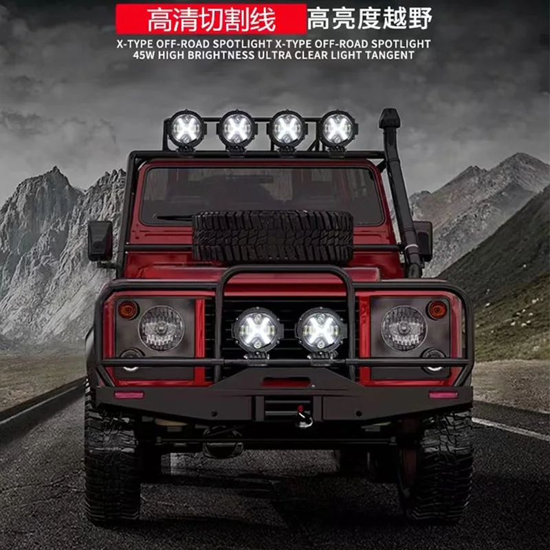 1pc 7 zoll Auto LED Arbeit Licht Bar Fahren Lampe für Jeep Offroad Boot Traktor Lkw 4x4SUV ATV Scheinwerfer 12/24V 40w Scheinwerfer – Detail 6
