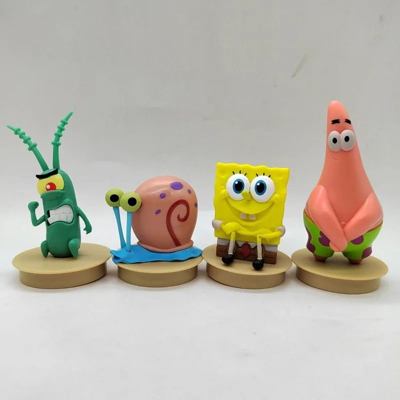 Figura Coleccionable de Plankton de Bob Esponja, Modelo de Dibujos Animados, Estatua Decorativa para Escritorio, Figura de Acción de Personaje de la Serie de Juguetes