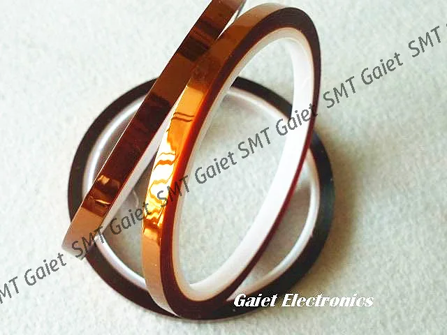 10PCS Hochtemperatur-hitzebeständiges Klebeband für Kapton Roll PCB SMT Löten Abschirmung 30yd * 5mm, 30yd * 8mm, 30yd * 10mm