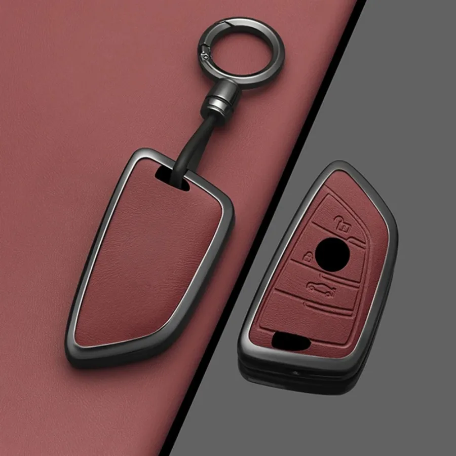 Legierung Auto Schlüssel Fall Abdeckung Shell Fob Für BMW 1 3 5 7 Serie X1 X3 X4 X5 F10 F15 F16 F20 F30 F18 F25 M3 M4 E34 Schlüsselbund