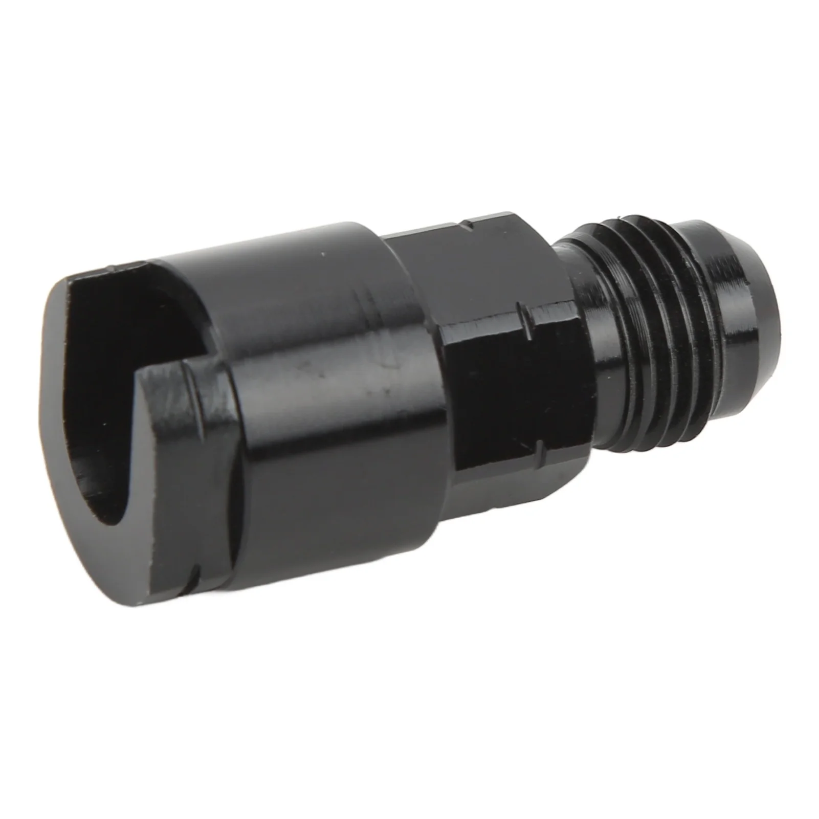 EFI Adapter Quick Disconnect Aluminum Alloy Black Anodized Waterproof AN Male Push On Fuel Line Fitting