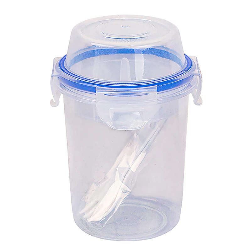 Fresh-Keeping Food Container Fruit Salad Yogurt Box Kitchen Container For Cereals Double-Layered Portable Travel Storage Jars