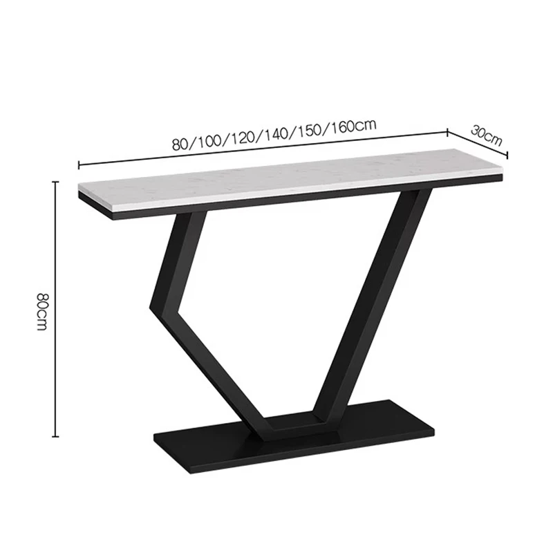 Europejski luksusowy stolik konsola do przedpokoju, modny, elegancki stolik konsola do salonu, elegancka mesa estrecha, meble do domu.