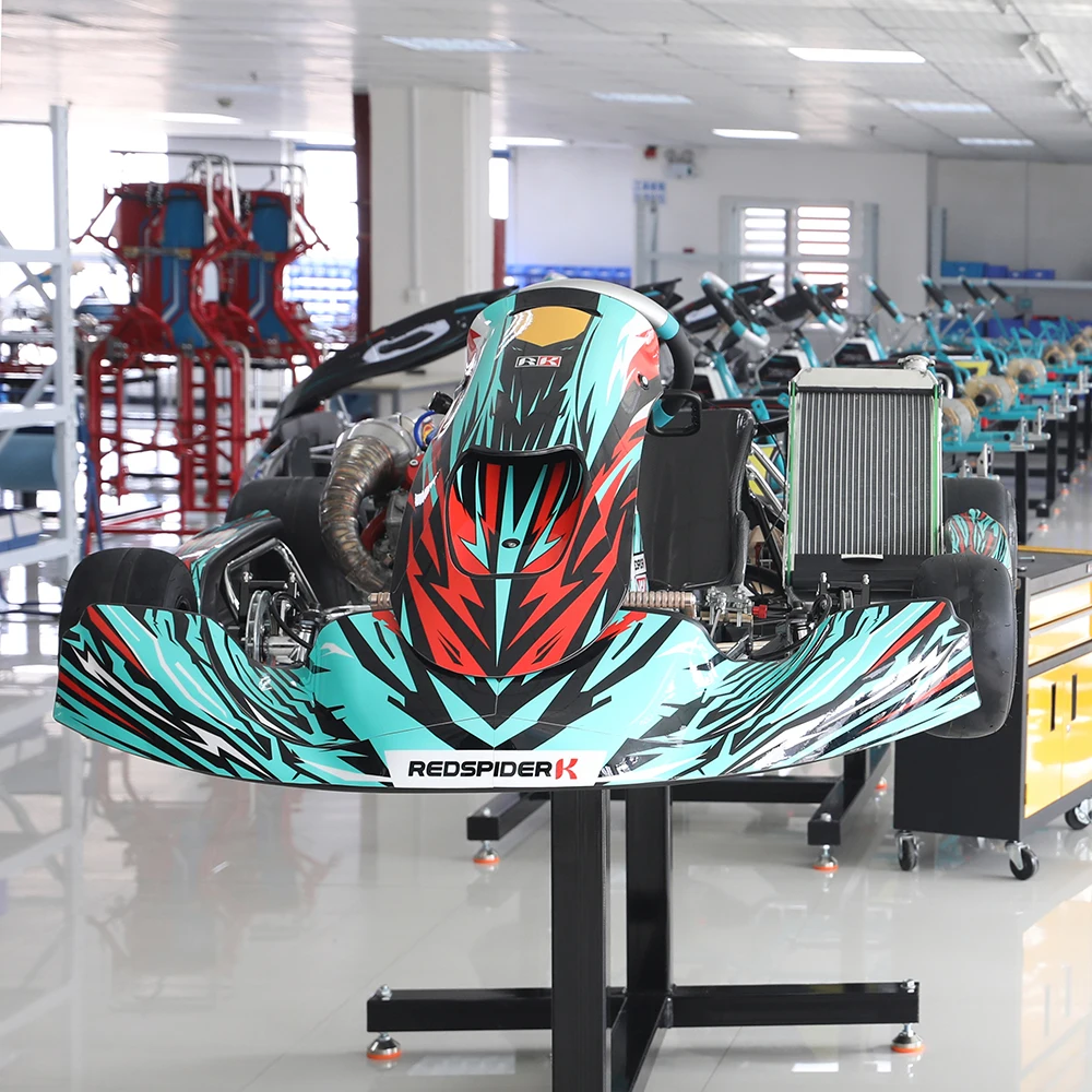 Zhuoyuan Professional KZ Kart Chassis Shifter Race Karting Telaio Pezzi di ricambio Telaio Go Karting per adulti con cerchione