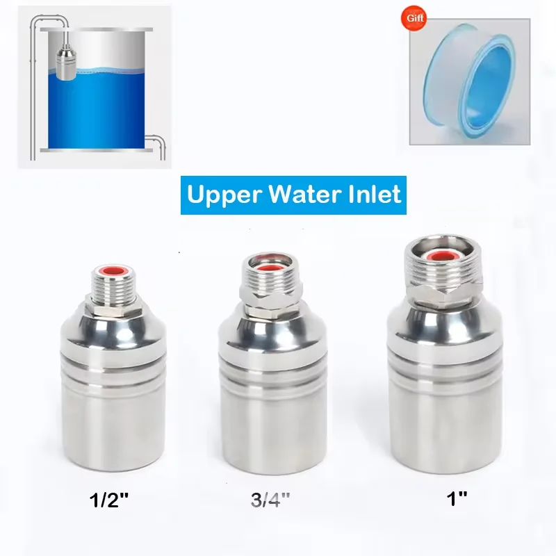 Automatisches Wasserstands regelventil Edelstahl schwimmender Kugel hahn Wassertank Wasserturm Absperr ventil Küchen zubehör