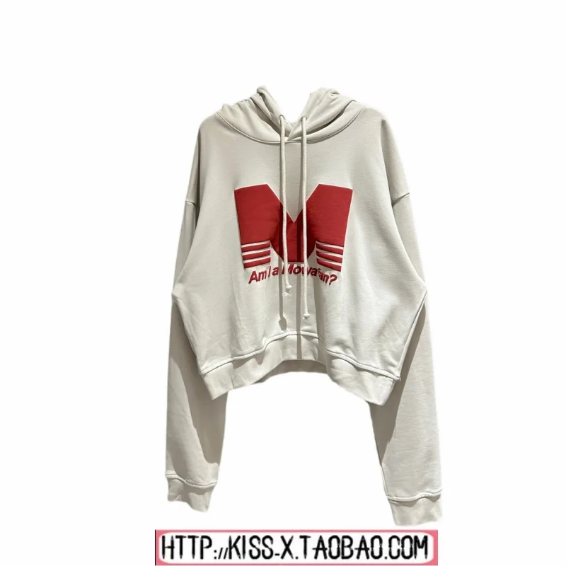 

Trendy Red Mowa Logo Printed Hoodie Sweatirt ort Wide Casual Streetwear for Men And Women Couple Matching