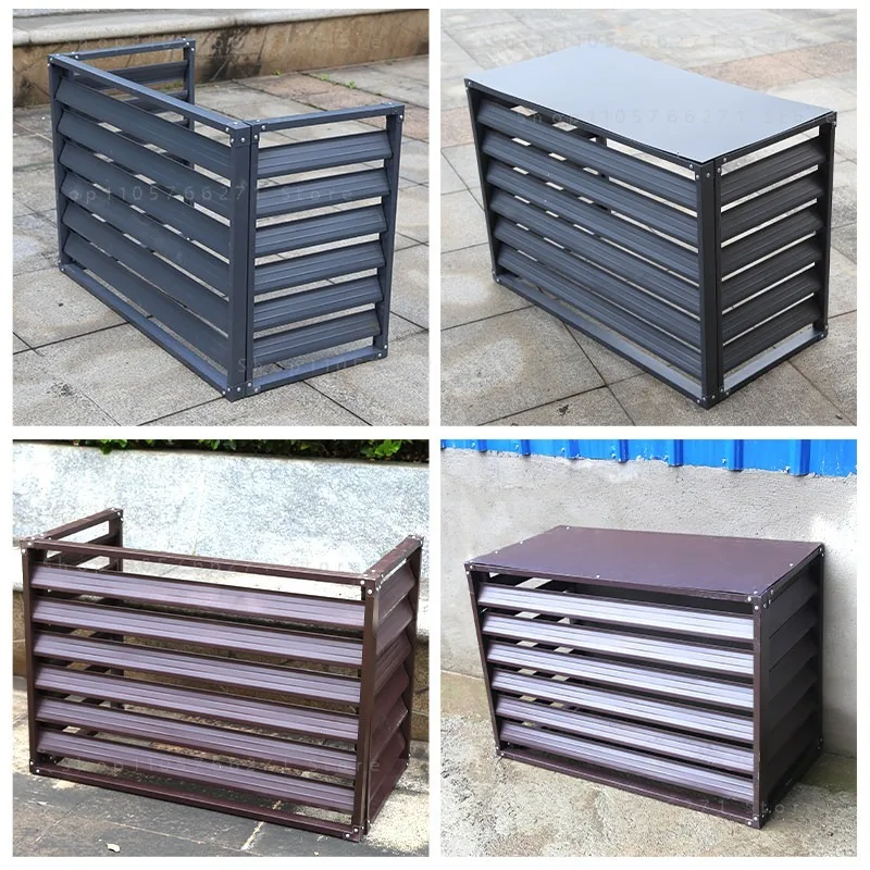 1pcs Outdoor Unit Protective Cover Rain and Sun Protection Air Conditioner Outer Unit  Aluminum Alloy Air Conditioner