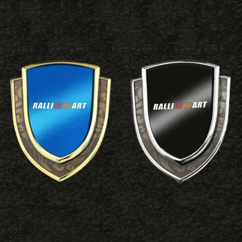 

Ralliart Style Metal Car Trunk Emblem Badge Decal for Mitsubishi All Models Outlander Lancer Pajero ASX Side Window Sticker Exte