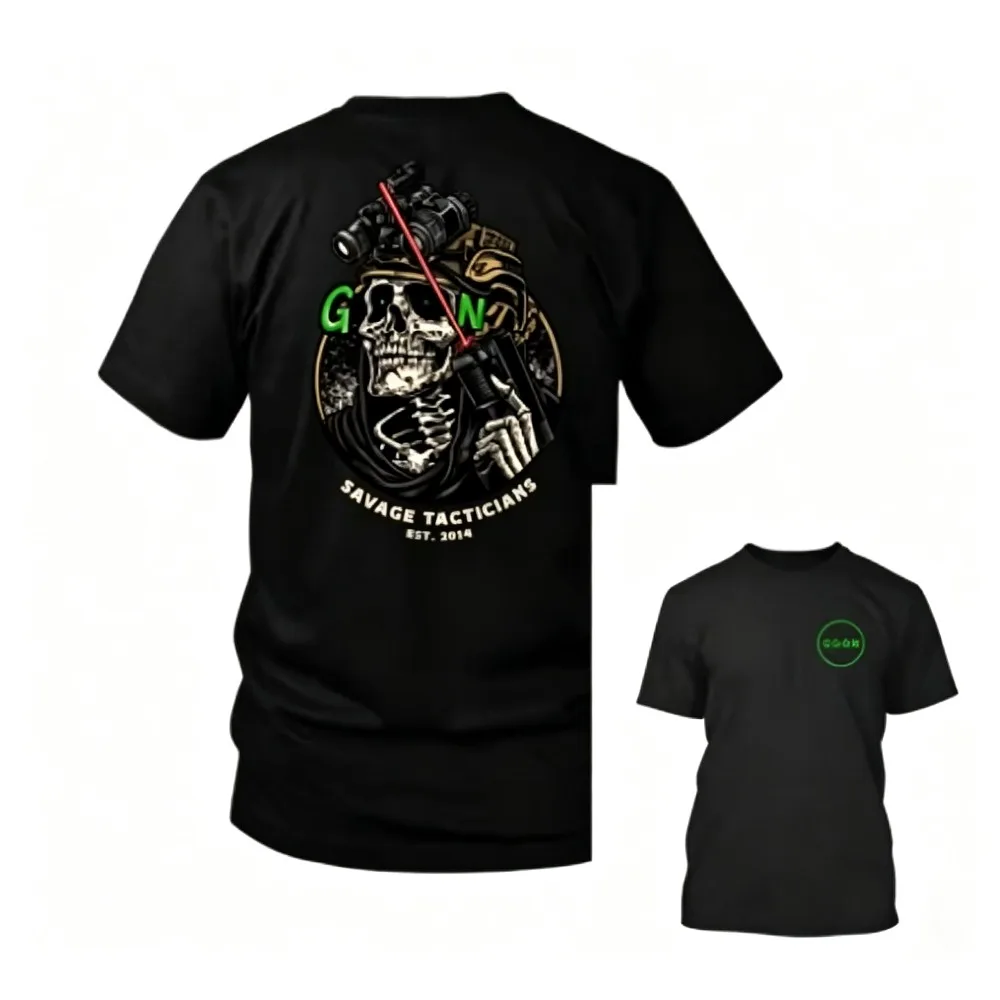 2026 New Goon Outdoor Sports Tough Guy Military Tactical T-shirt Men Women Casual Short Sleeve Tops S-4XL