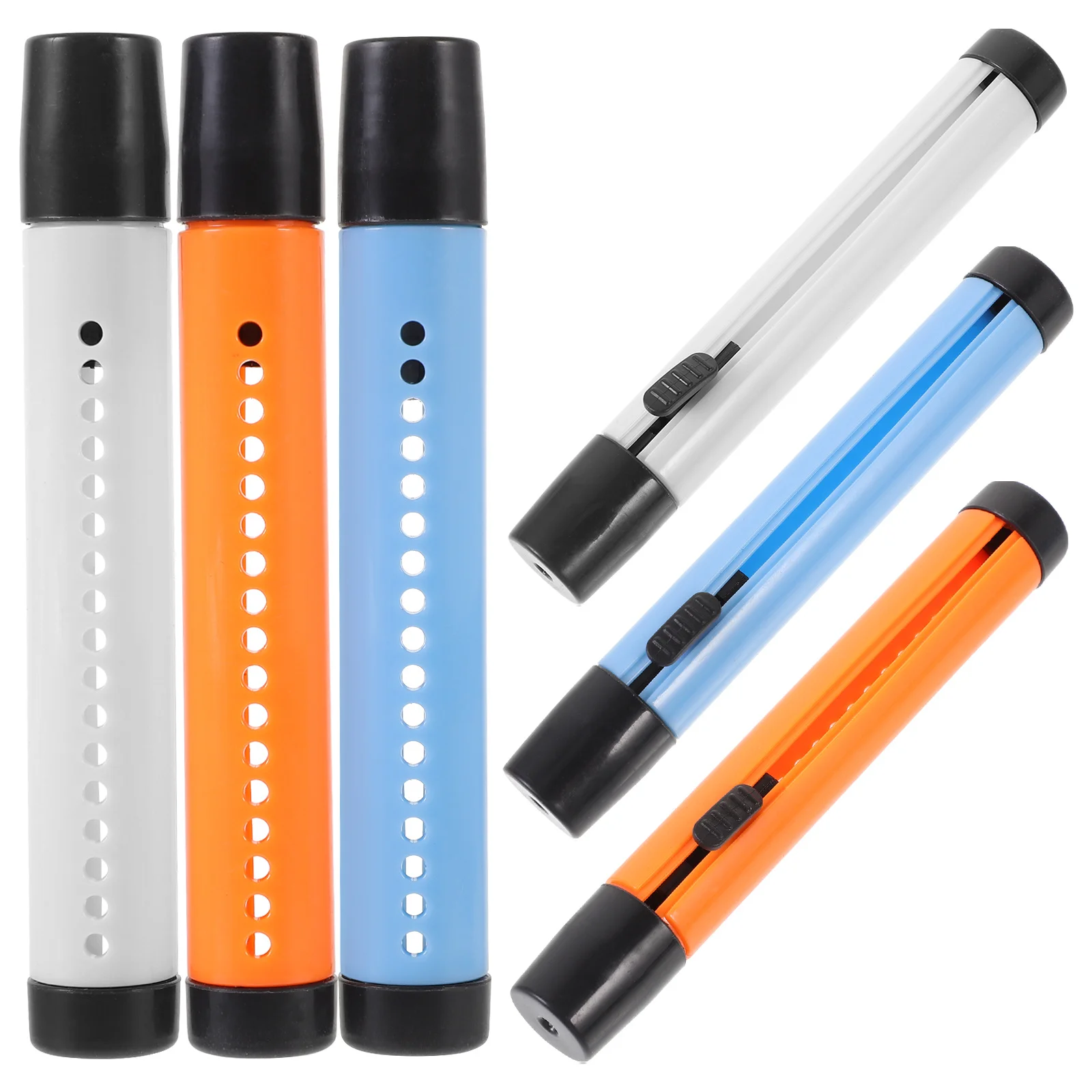 6 pezzi di supporto colorato eco-clip per insegnare il supporto per bambini clip in plastica set di stoccaggio per gesso gesso per bambini