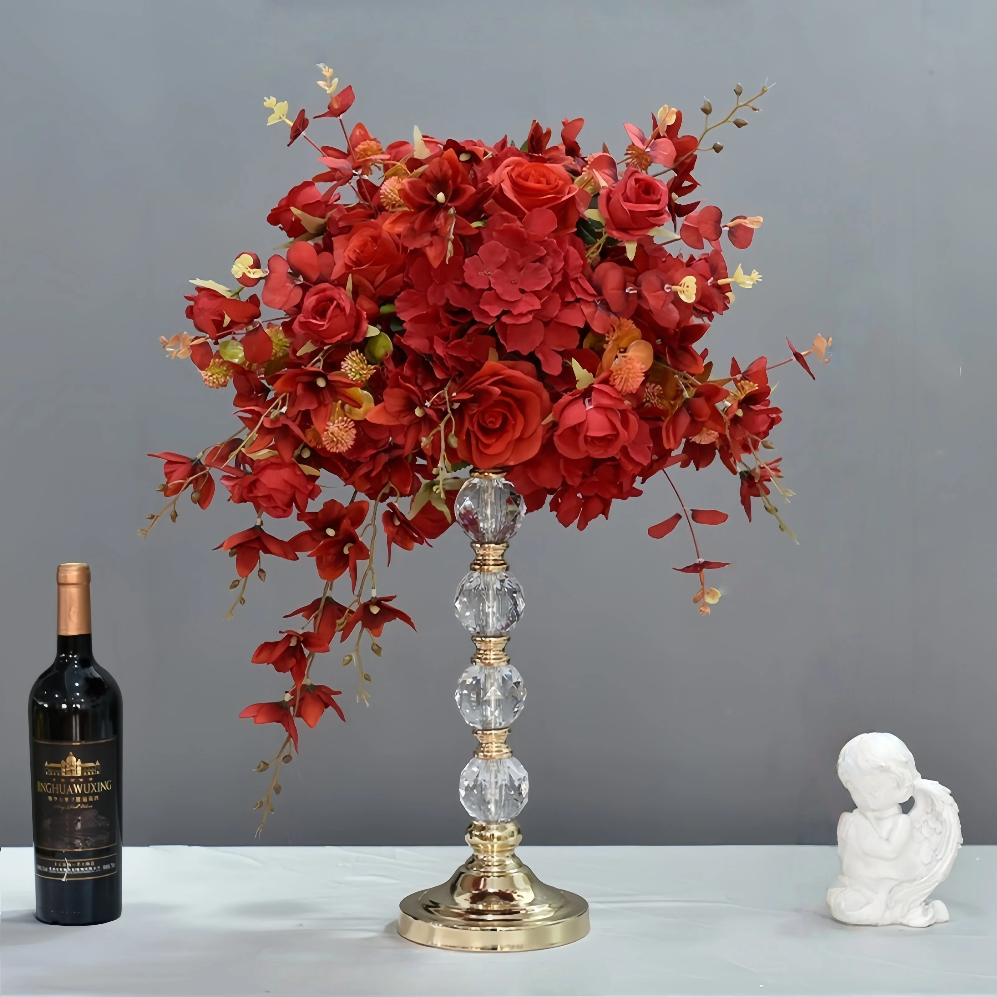 Artificial Orchid Table Decoration True Touch Phalaenopsis Center Parts Environmentally Friendly Long-lasting Restaurant Office