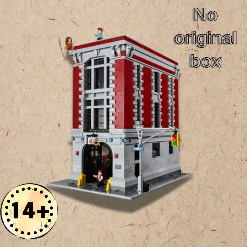 4634 Stücke Street View Feuerwehr Modell Bausteine Hauptquartier Desktop Dekoration Spielzeug