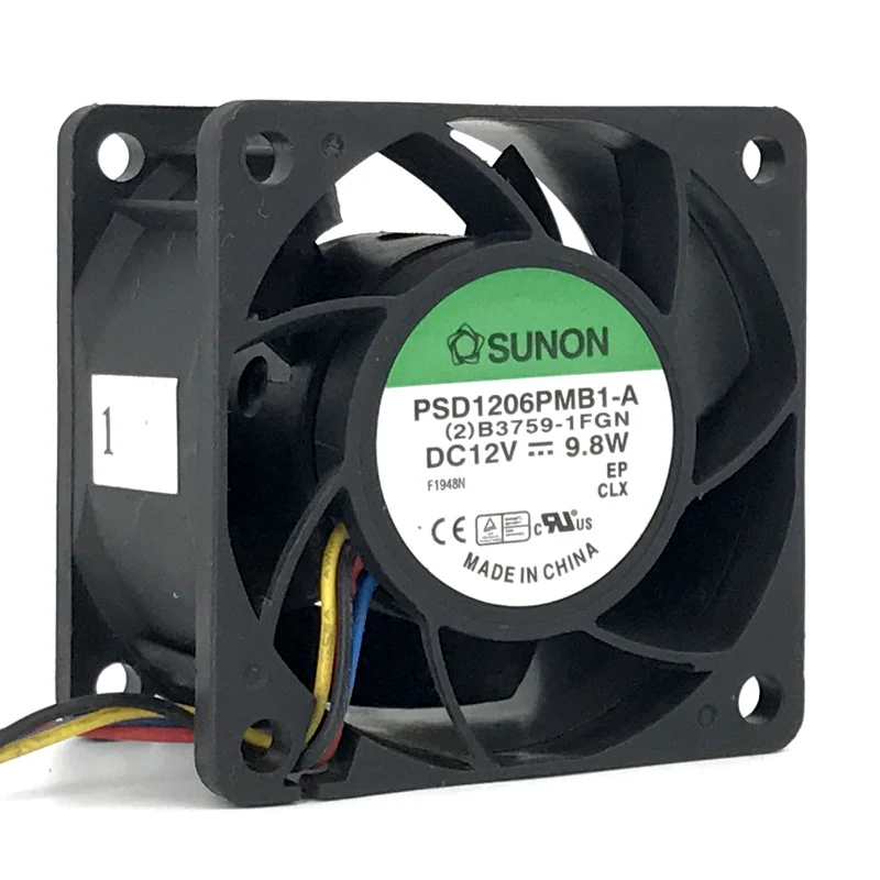 ORIGINAL PSD1206PMB1-A 12V 9.8W 6038 60*60*38mm KIPAS PENDINGIN RADIATOR BARU