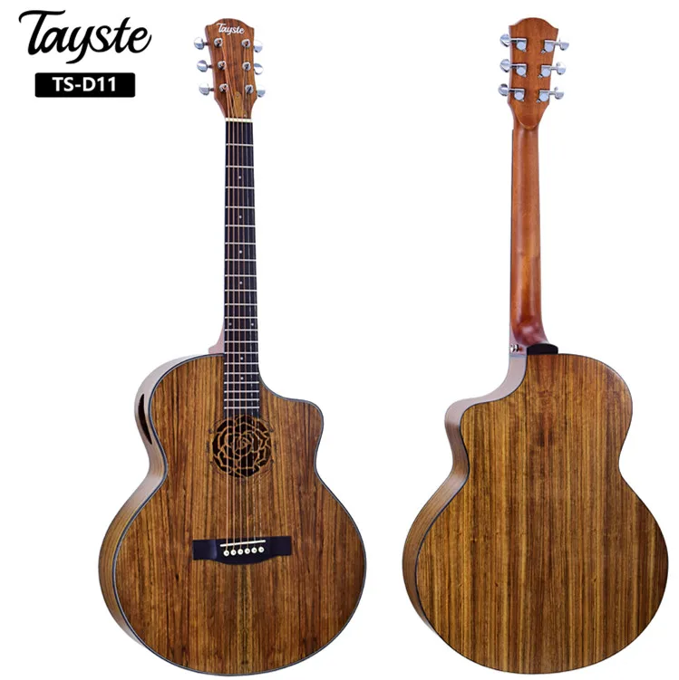 

String Instrument Musical Guitar Supplier 40inch High Quality 6 Steel String Electric Acoustic Guitar For Sale