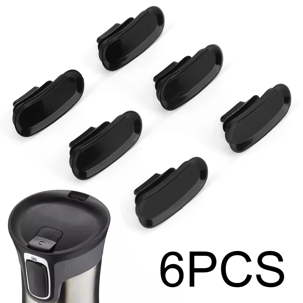 6-teiliger Ersatzstopper, Silikon-Dichtungsstopper, auslaufsicherer Kaffeetassenstopper für Contigo Travel Kaffeetasse