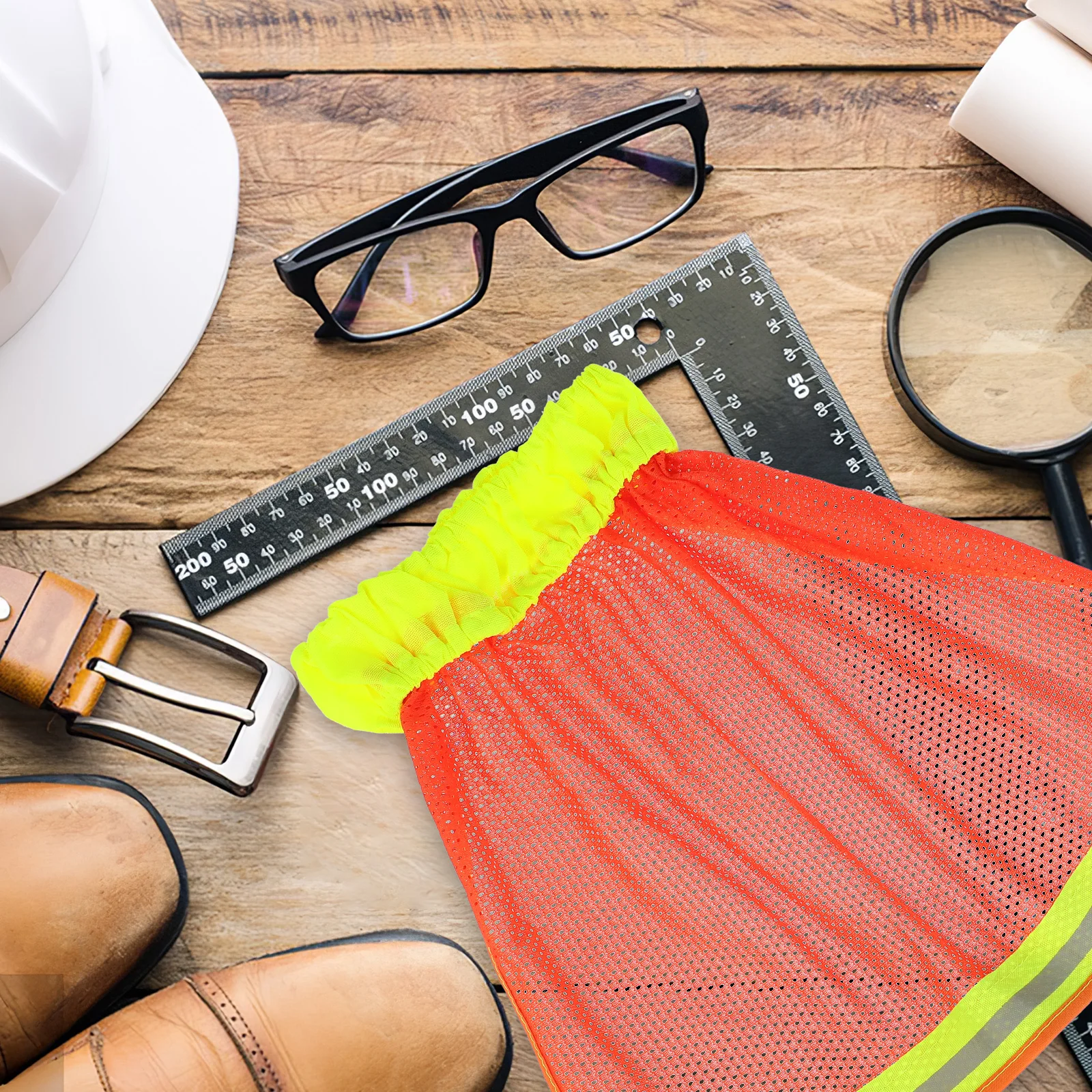 

10Pcs Hard Hat Neck Shade Reflective Strip Uv Protection Cooling Mesh Sunshield Safety Accessory for Construction Work