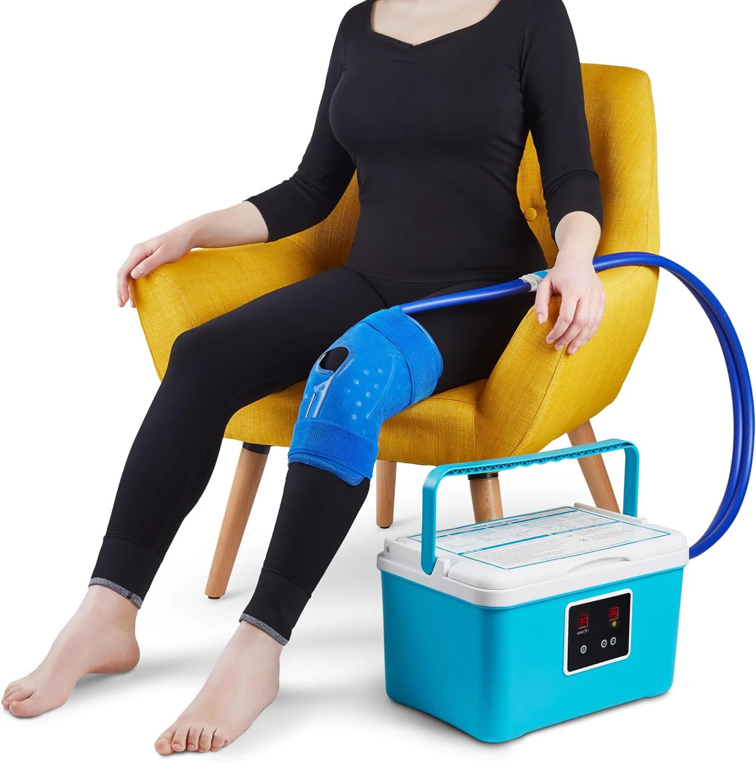 2025 OEM ODM Sports Shoulder Cold Therapy System Circulating Pads Ice Water Knee Leg Cold Therapy Device
