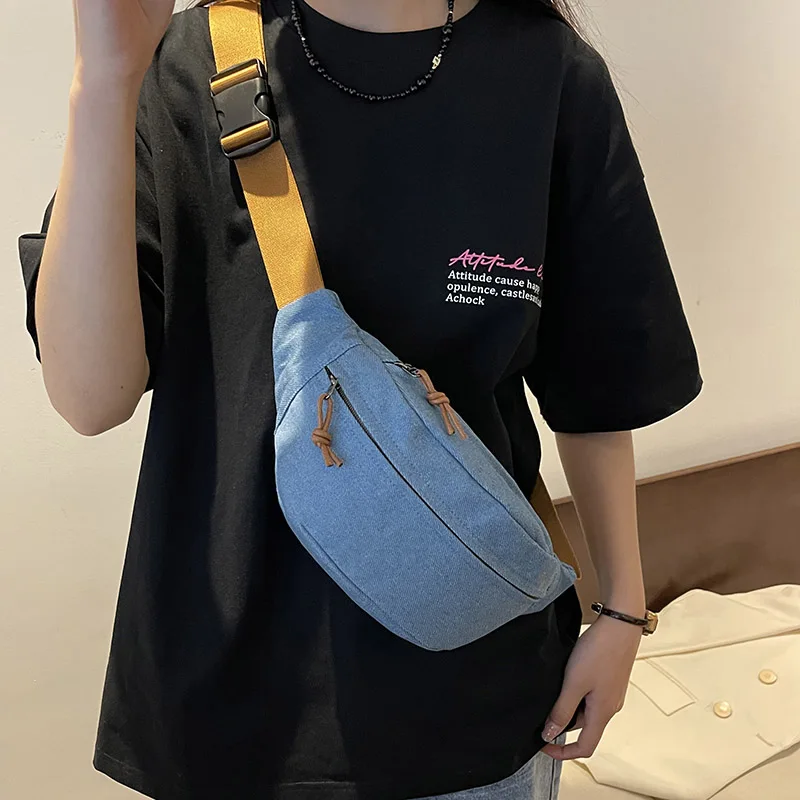 Casual Cord Gürtel Taschen für Frauen Mode Fanny Pack Weibliche Banane Taille Tasche Hüfte Geldbörse Schulter Crossbody Brust Tasche Tasche – Detail 18