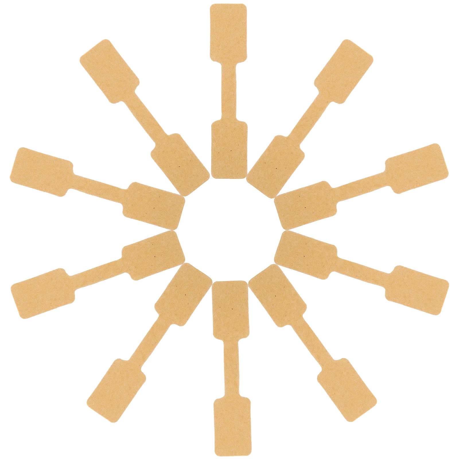 100Pcs Multi-Function Price Tags Self-Adhesive Jewelry Labels for Rings Earrings Necklaces Bracelets DIY Craft Organization