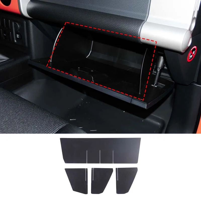 

For 2007-2021 Toyota FJ Cruiser ABS black style car styling car glove box divider car interior modification accessories