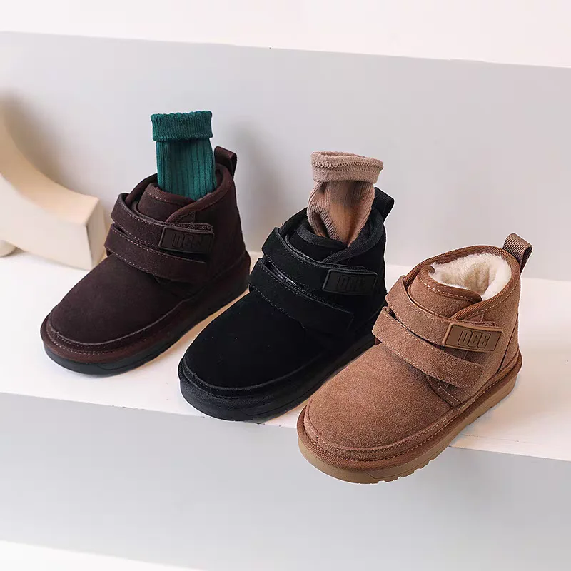 

Gril Shoe 3-12Y Kid Snow Boot Winter New Toddler Boy Cotton Shoe Non-slip Girl Boot Fashion Warm Baby Shoes Kid Shoe Winter Boot