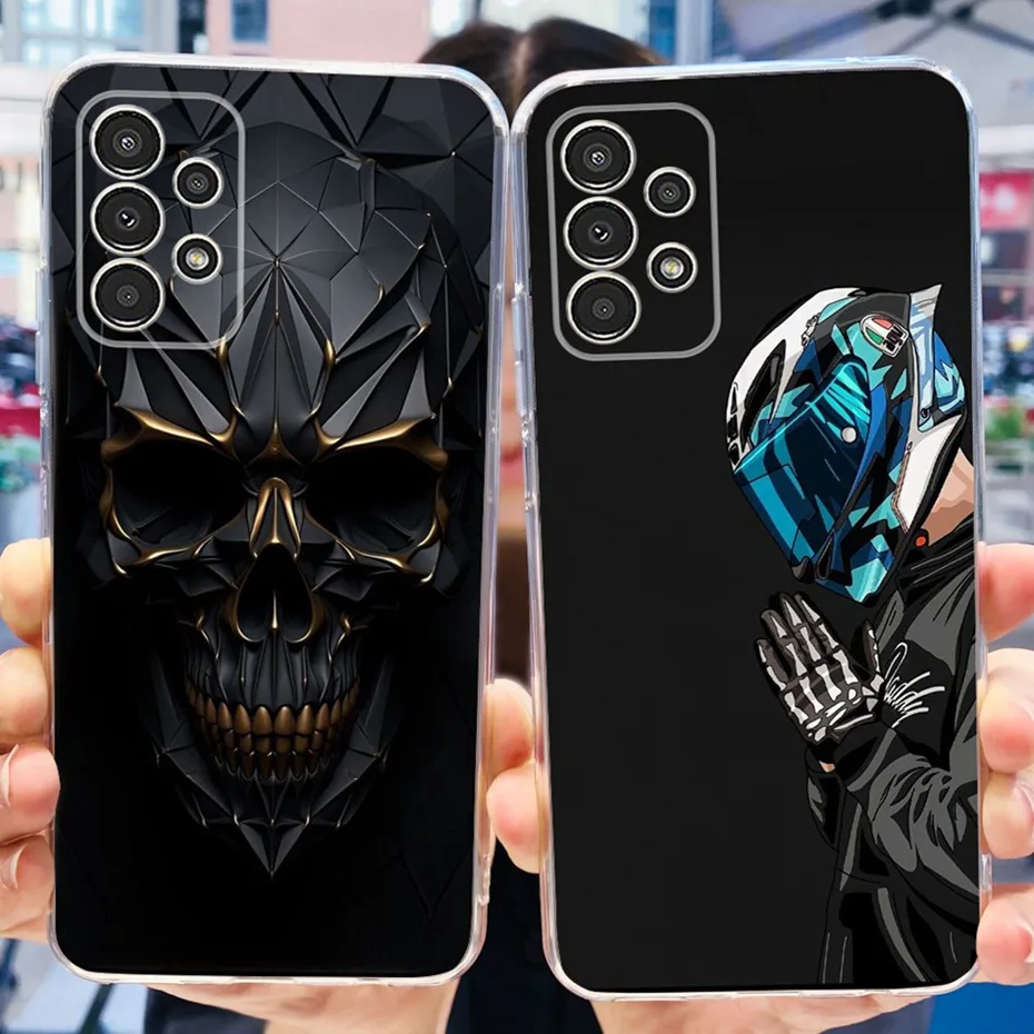 2024 Fashion Phone Case For Samsung Galaxy A13 4G SM-A135F Soft Silicone TPU Back Cover For Samsung A13 5G SM-A136B Phone Cases