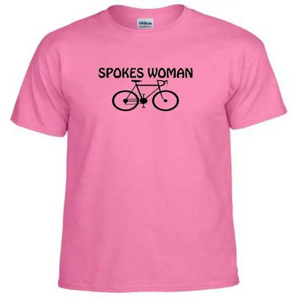 Spokes Woman Biker Biking Cute Sports Humor Cycling T Shirt