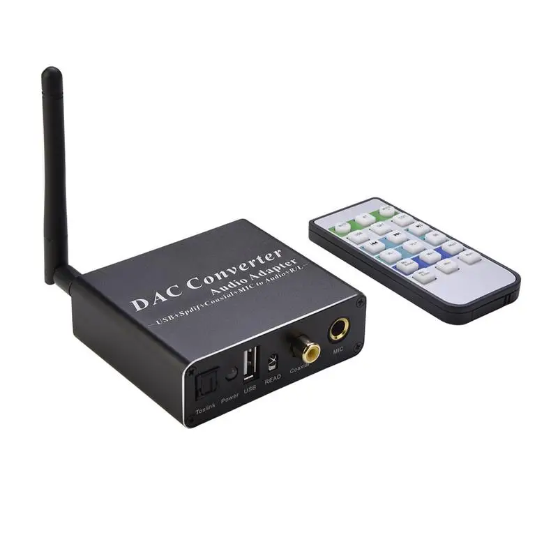 Analog To Digital Audio Converter Digital Converter Box For TV With Antenna 192kHz 3.5mm Audio Output Headphone Amplifier 5.0