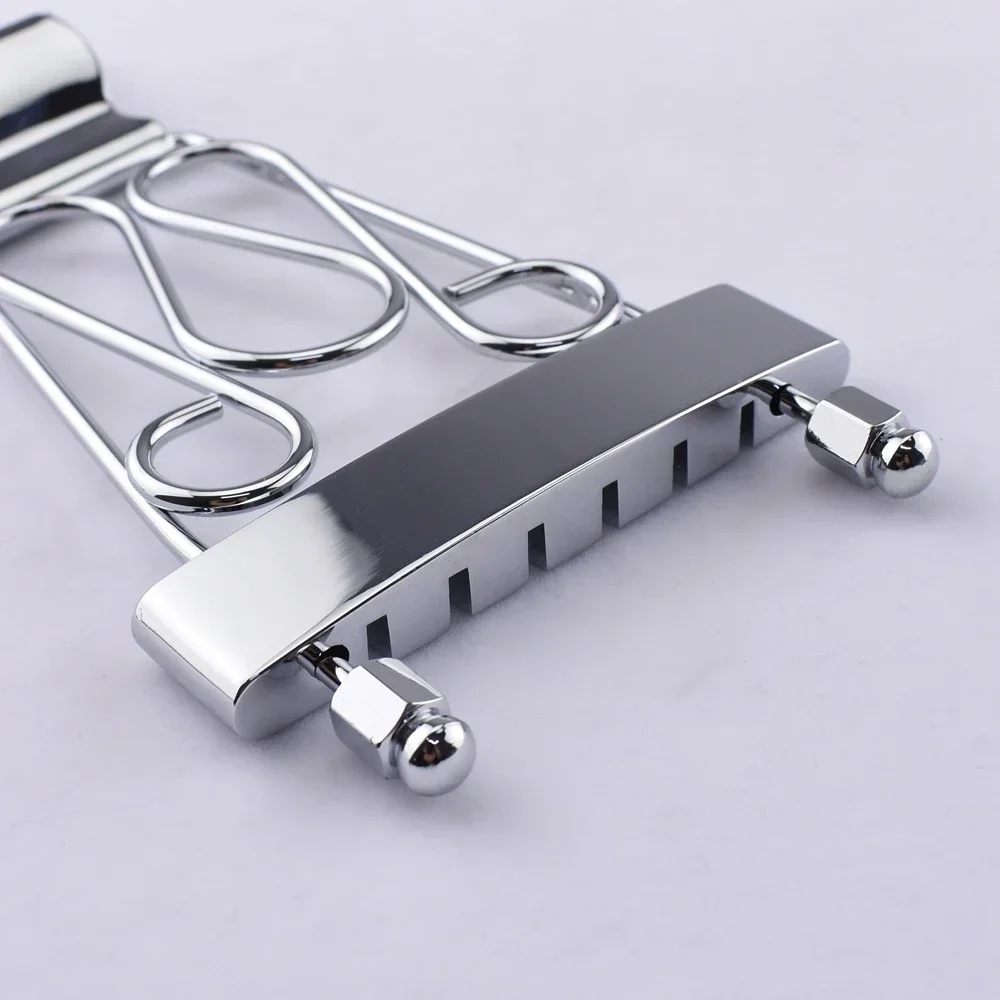 1 Set Jazz Guitar Bridge Trapeze Tailpiece For Hollow Body Archtop Guitar - Made in Korea