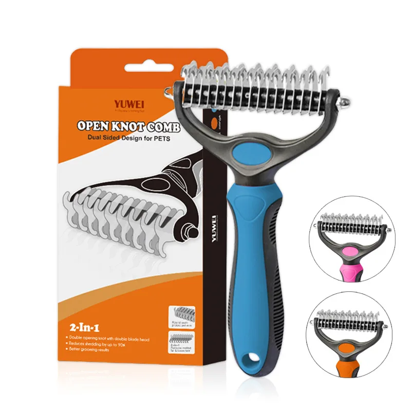 

Dog Brush Pet Dog Hair Remover Cat Comb Grooming And Care Brush For Matted Long Hair and Short Hair Curly Dog Supplies Pet Items